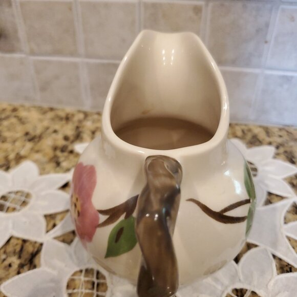 Vintage Franciscan Earthenware Desert Rose Cream Pitcher Creamer - Picture 5 of 6